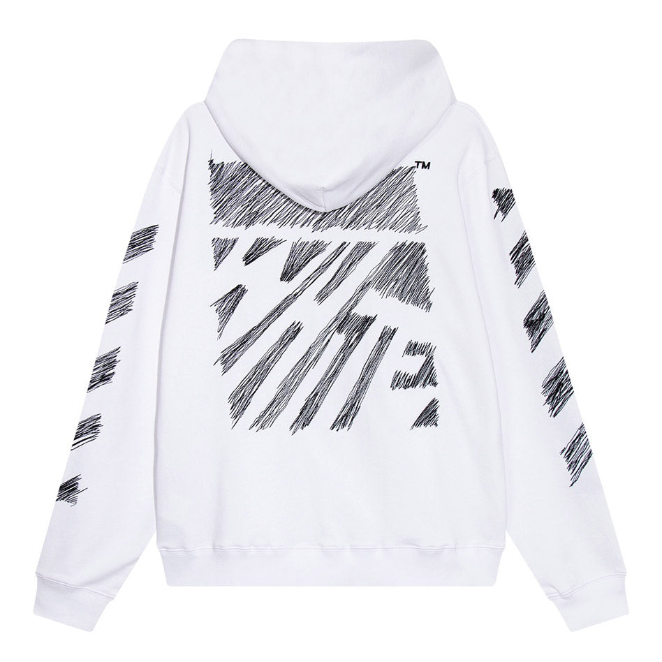 OFF-WHITE Diag Scribble Hoodie