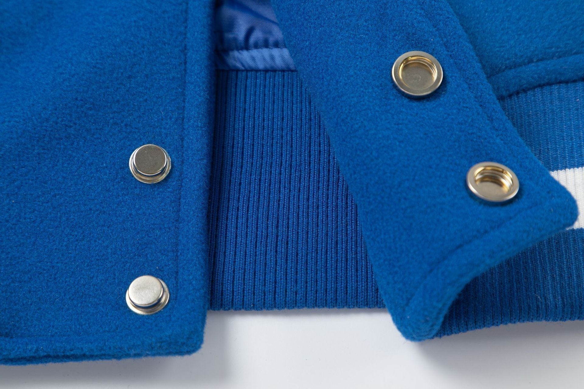 OFF WHITE royal varsity Jacket